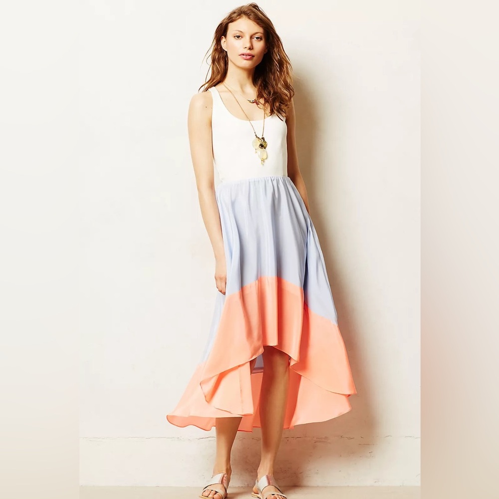 Anthropologie Hutch Capay high low dress
